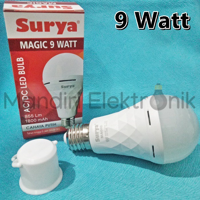 Lampu Magic SURYA LED AC/DC 9 Watt 12 Watt 18 Watt