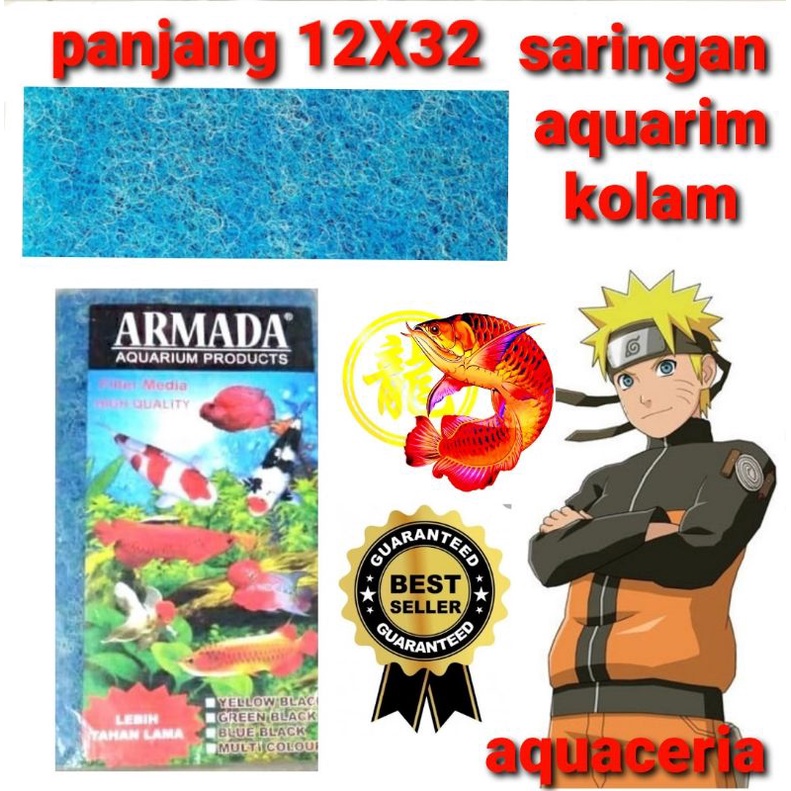 saringan filter aquarium kolam jetmet 12X32