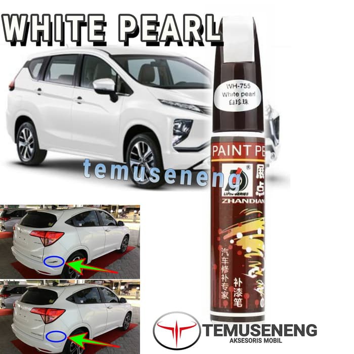 Pearl White Spidol Warna Putih Gading Anti Lecet Gores Baret Mobil