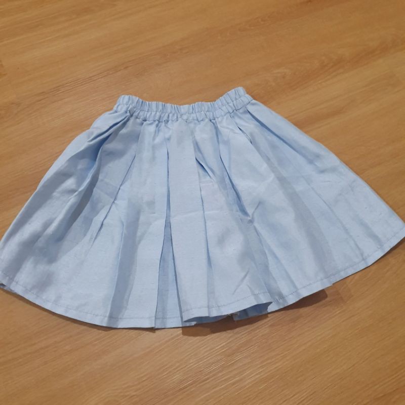 Rok anak perempuan motif polos