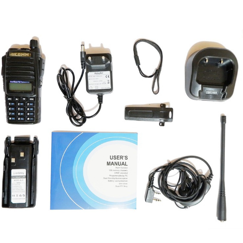 HANDY TALKY UCOMM X8-B X8B DUAL BAND NEW GARANSI RESMI POSTEL