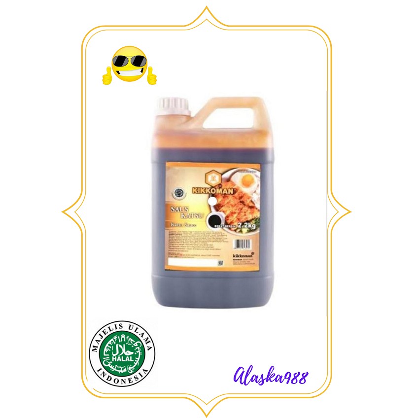 

KIKKOMAN SAUS KATSU - KATSU SAUCE JERIGEN 2,2 KG / 2 LITER HALAL