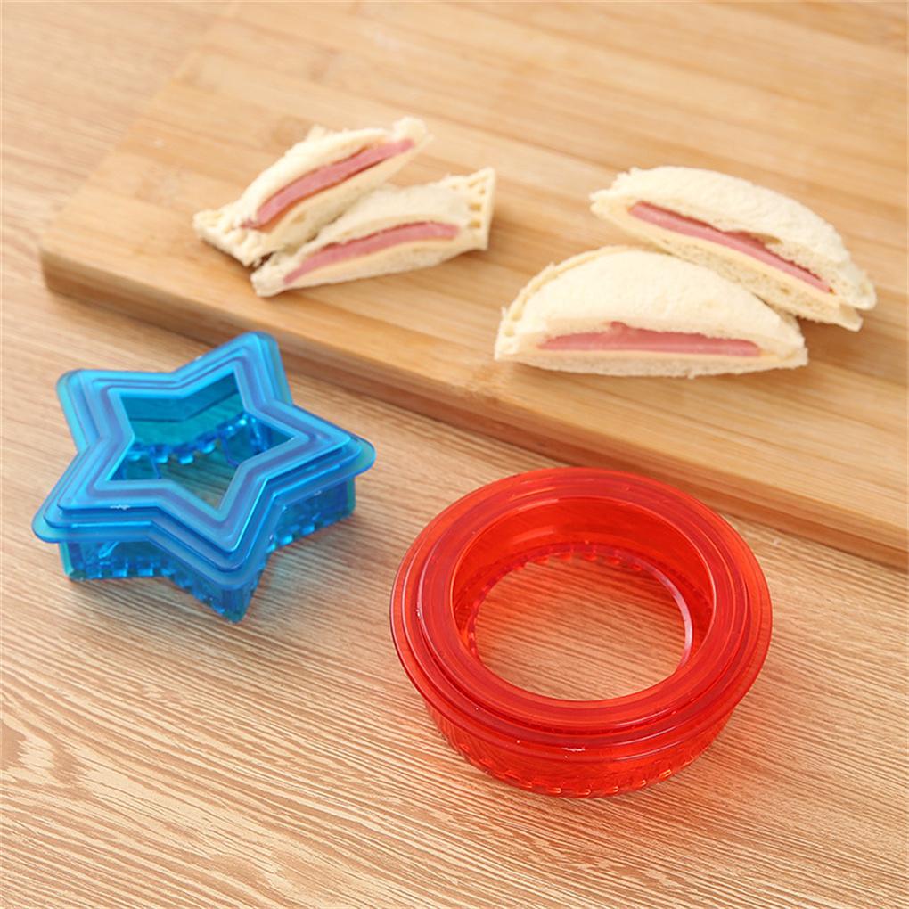 Sandwich Sealer Reusable Mold Sandwiches Press Mold School Lunch Pie Maker DIY Portable Alat Baking Molding Bakeware