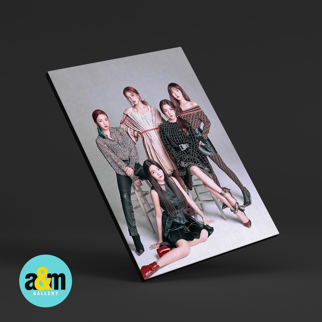 Poster Kayu RED VELVET Hiasan Dinding Kamar K-POP I Pajangan Dinding Kamar K-POP Wall Decor Kamar - A&amp;M