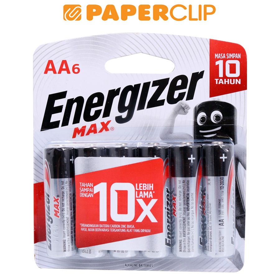 BATTERY ENERGIZER E91-BP6 AA