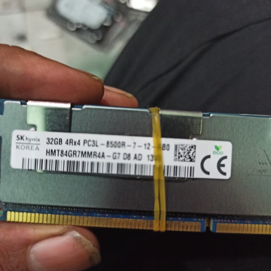 Memory Server 32GB 4Rx4 PC3L8500R untuk Dell Hp IBM Fujitsu