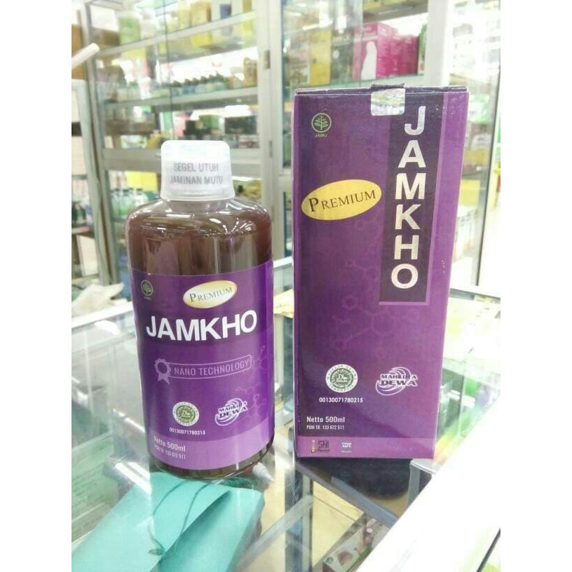 Jamkho 500 ml jamu kolesterol original minuman herbal menurunkan kolesterol