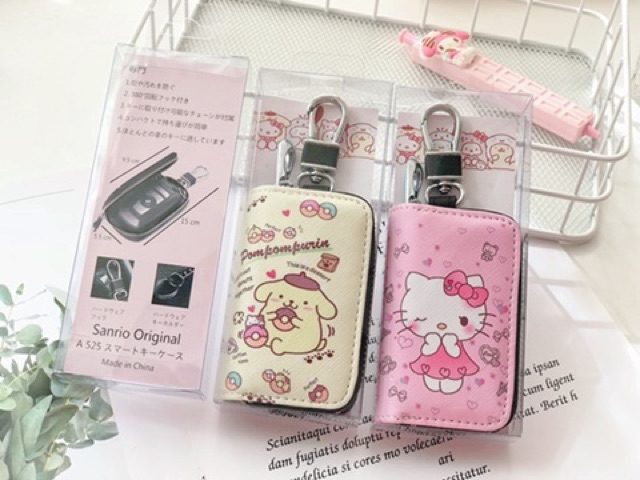 Dompet kunci mobil stnk motor hello kitty gantungan