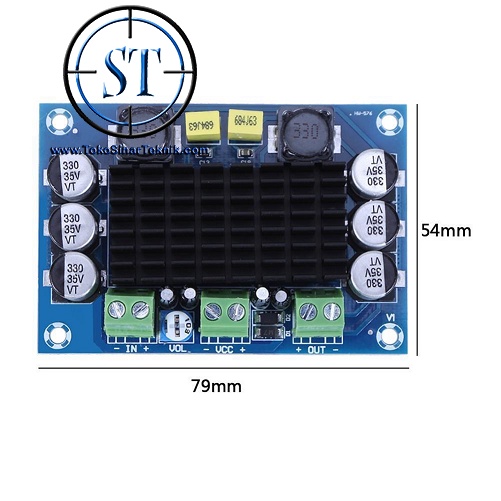 TPA3116D2 100W Mono Digital Audio Power Amplifier Class D Channel Board In DC 12-26V TPA3116 D2