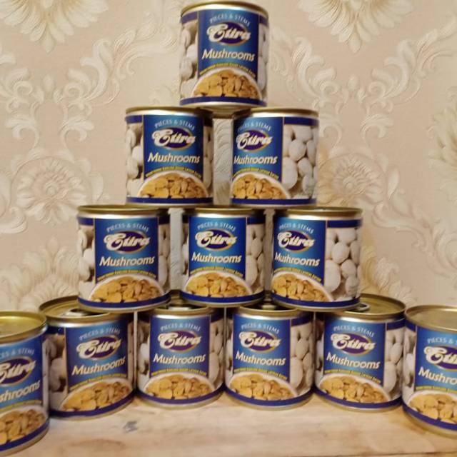 

Etira muahrooms" jamur kaleng pieces & sterms