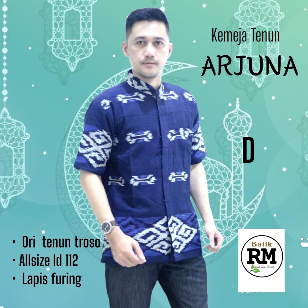 Kemeja kemko koko arjuna ori tenun troso full furing