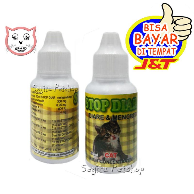 OBAT MENCRET KUCING DIARE KITTEN STOP DIAR