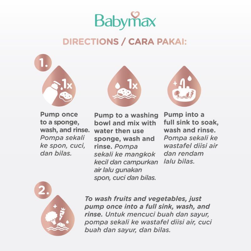 Babymax - Baby Safe Bottle &amp; Utensils Cleanser