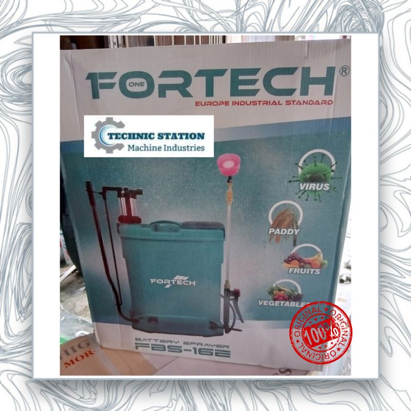 ORIGINAL Sprayer Hama Disinfectant Virus Bakteri FORTECH 2 IN 1 manual elektrik