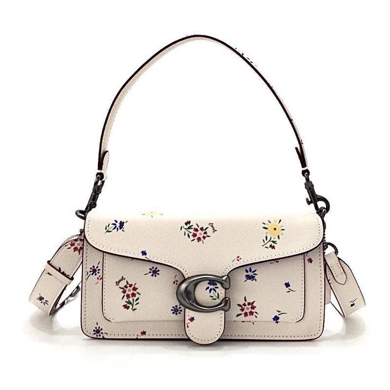 Tas Tote  COACH Tabby Floral-Print Leather Shoulder Bag