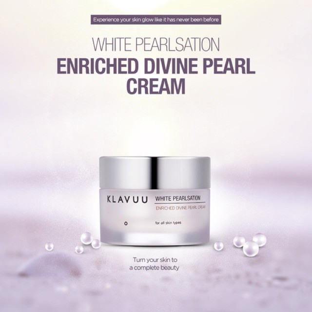 ❤️Glamouroseshop❤️ KLAVUU BPOM Enriched Divine Pearl Cream 50ml