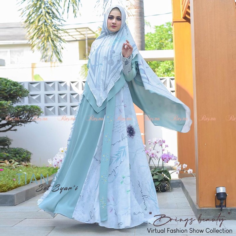 Tiana Set Syari Original By Rayna (READY SIAP KIRIM)