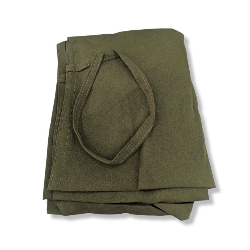 BERGO MARYAM TALI PLISKET DIAMOND PREMIUM || JILBAB INSTAN PLEATED DIAMON-ARMY