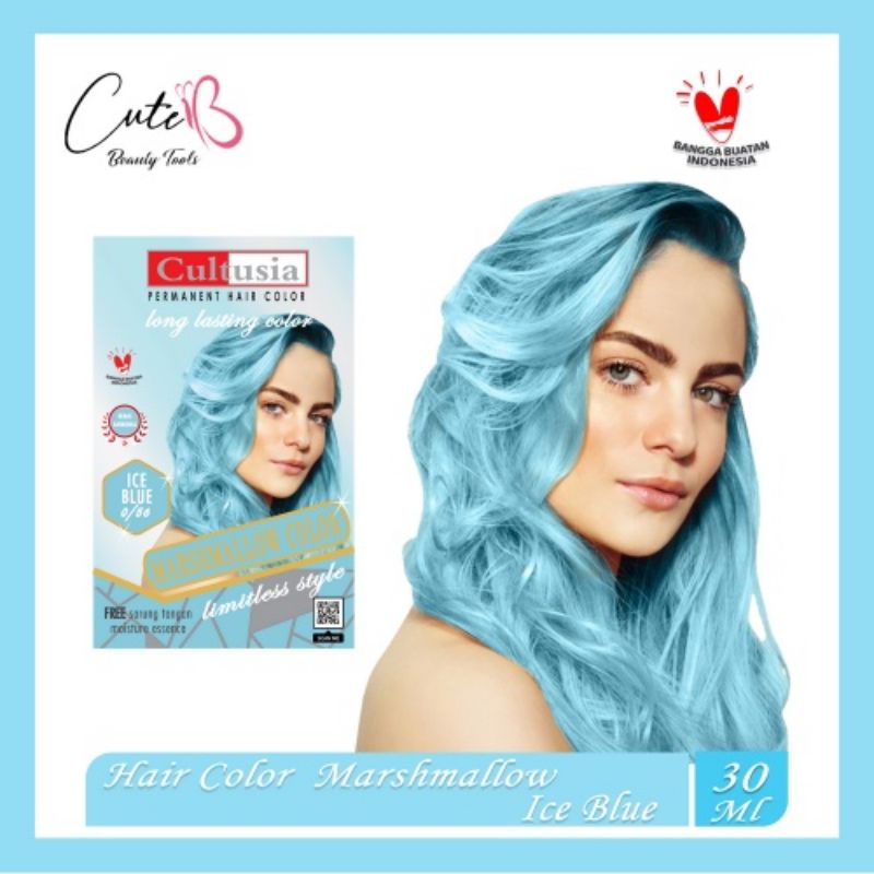 Cultusia Hair Marshmallow Color Ice Blue 0/56 30ml