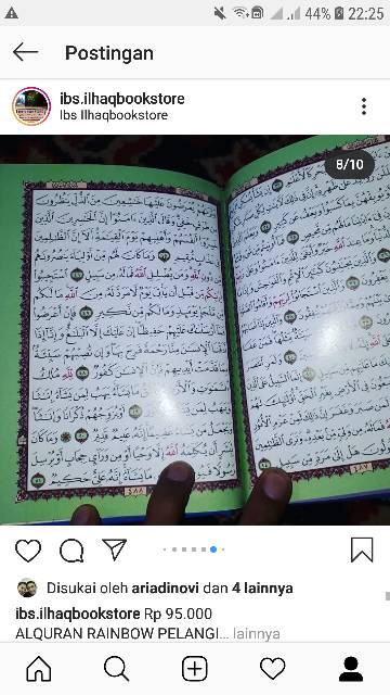 Al quran reinbow pelangi