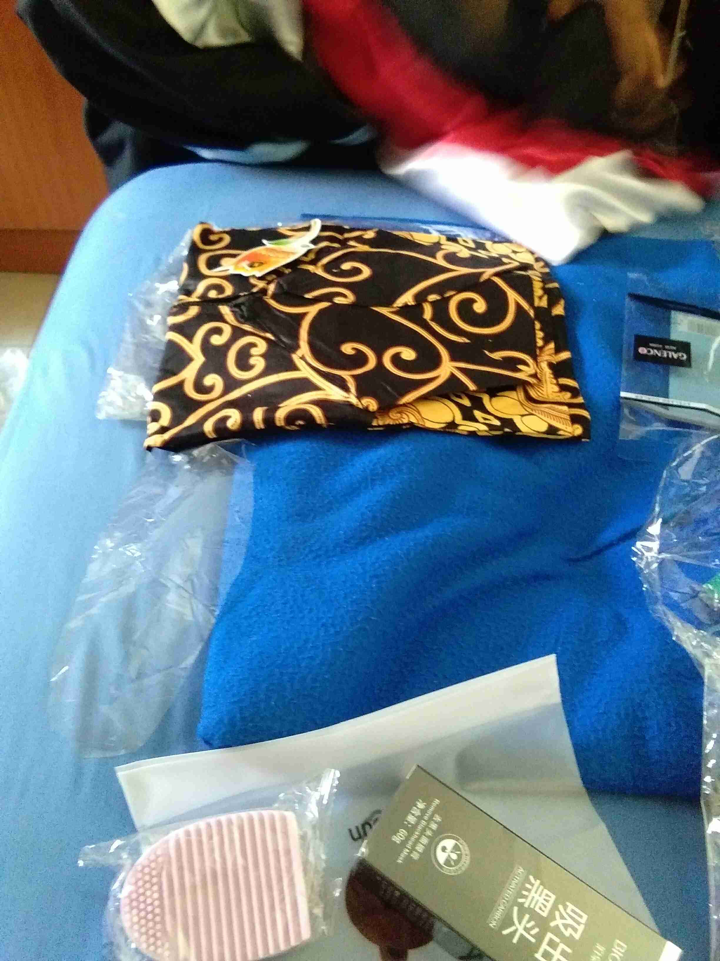 Tey-17 Batik Wanita Asj Sa Hrb026 Kenongo Kemeja Tosca Pendek