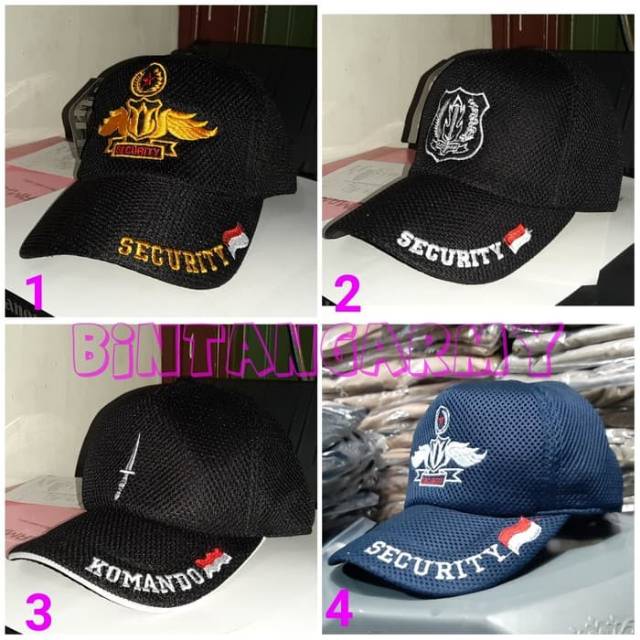 Promo..Topi Jaring Komando &amp; security