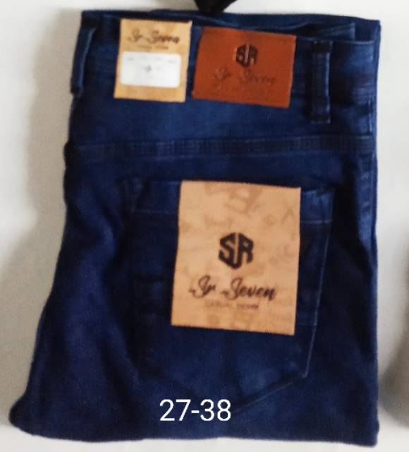 Celana panjang jeans pria /celana pria model pensil bahan melar