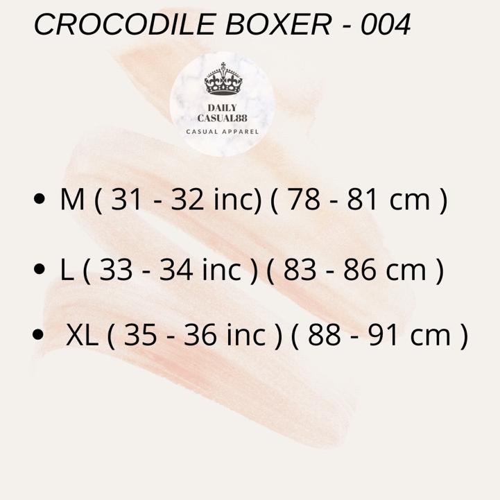 [PRODUK KWGND] Crocodile - celana dalam boxer pria dewasa - celana boxer - boxer crocodile - 004 GLG