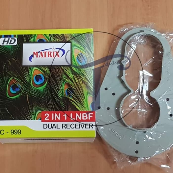 Unik matrix LNB 2in1 Dual Receiver terbaik