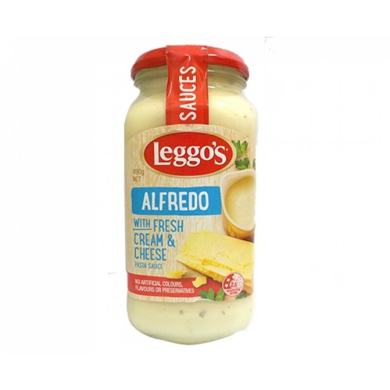 

LEGGO'S ALFREDO WITH FRESH CREAM & CHEESE 450GR