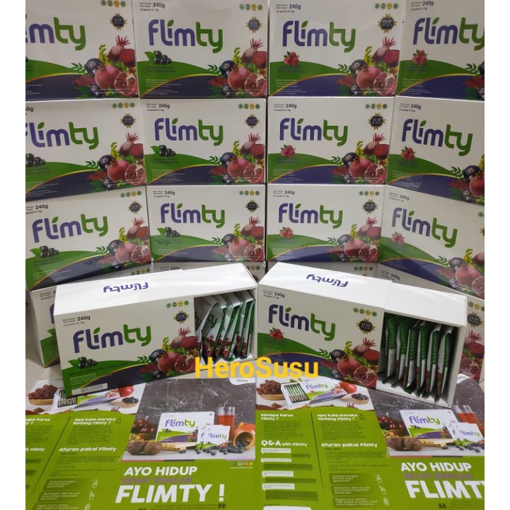 Flimty Fiber 1 box isi 16 sachet