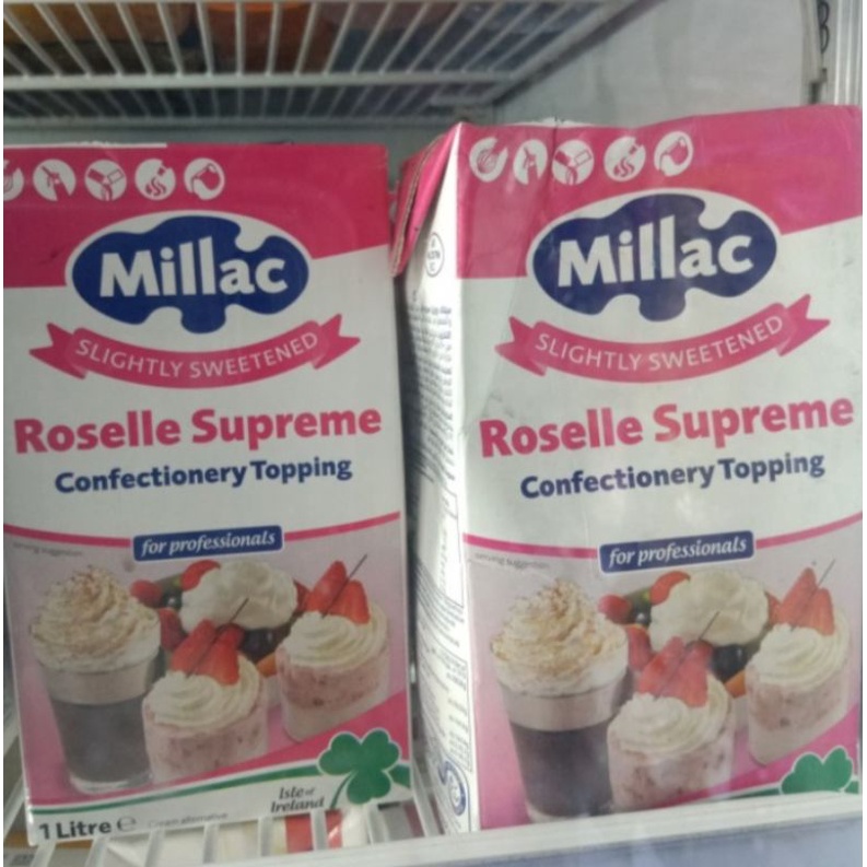 

MILAC ROSELLE 1LITER WHIPPING CREAM CAIR CAMPURAN MAKANAN, MINUMAN