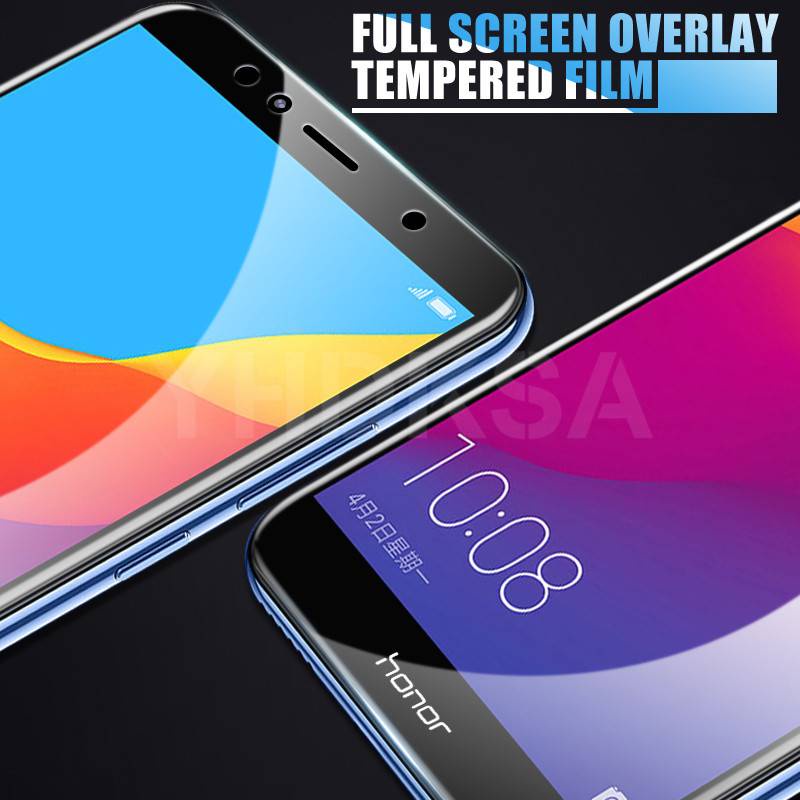 9H Full Cover Protective Glass For Huawei Honor 8X 8A 8C 8S Tempered Glass Honor 7A 7C 7X 7S 9X 9A 9C 9S Play Screen Protector