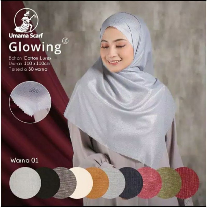 segiempat Umama glowing lc/ segiempat umama/ umama scraft