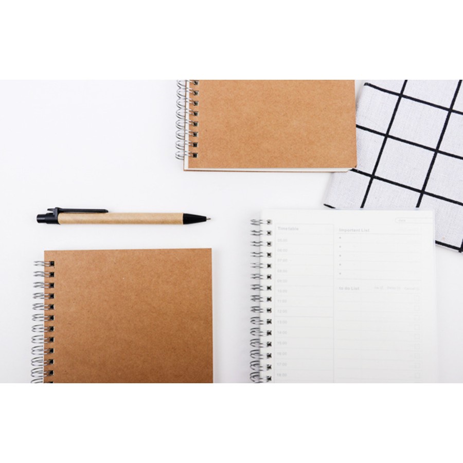 

Buku Daily Planner Cover Transparan