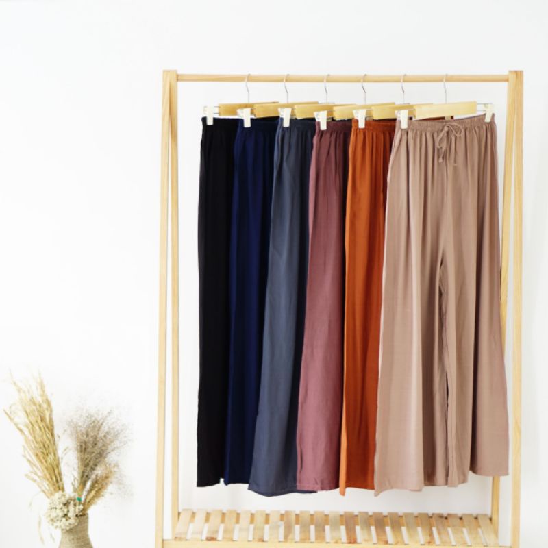 Kulot Rayon Tali / Kulot Polos Highwaist