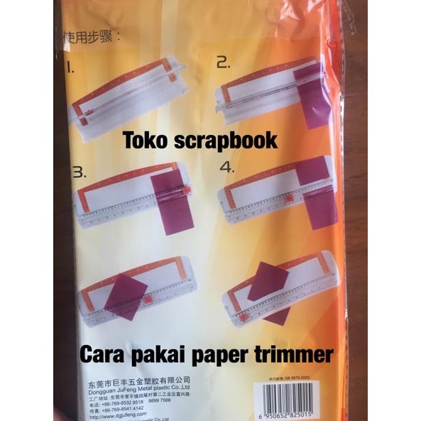 

BHC Paper cutter trimmer pemotong kertas seperti gunting cocok untuk hobi scrapbook explosion box ✽