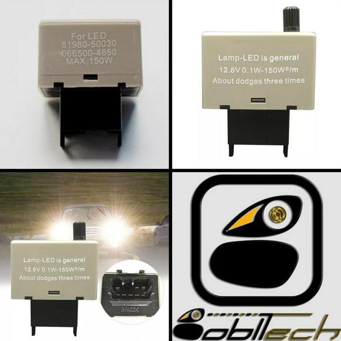 Flasher Sein Relay LED 8 Pin Mobil Toyota Daihatsu Honda - Adjustable