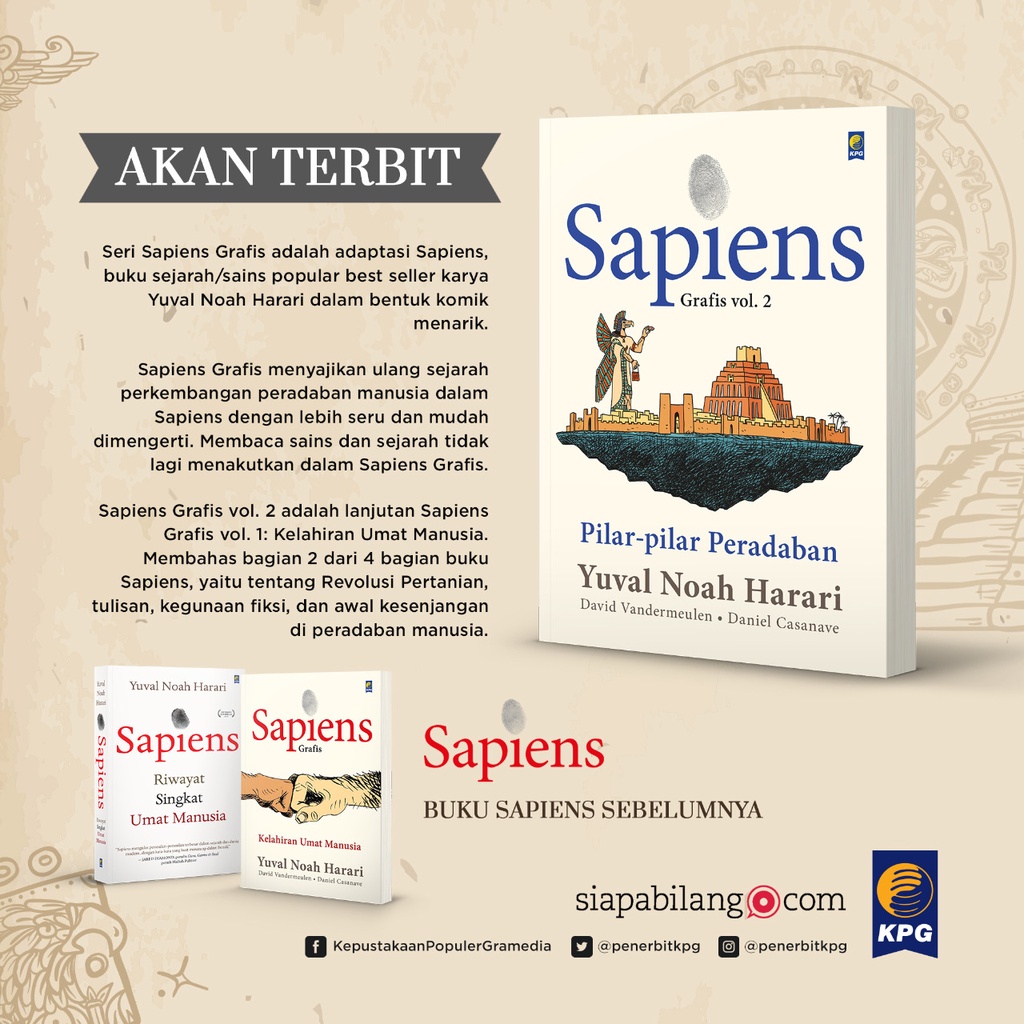SAPIENS : GRAFIS : RIWAYAT SINGKAT UMAT MANUSIA & KELAHIRAN UMAT MANUSIA / YUVAL NOAH HARARI-2