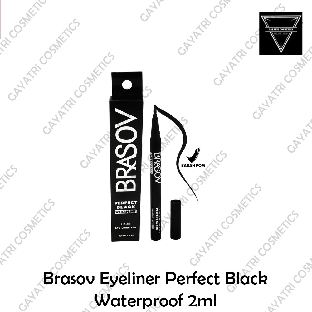 Brasov Eyeliner Perfect Black Waterproof 2ml