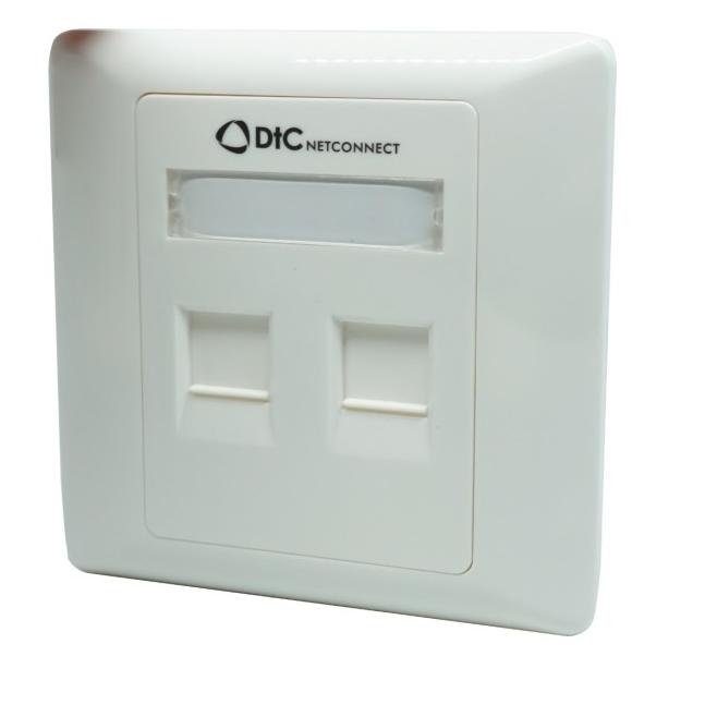 DTC Faceplate British 2 Port