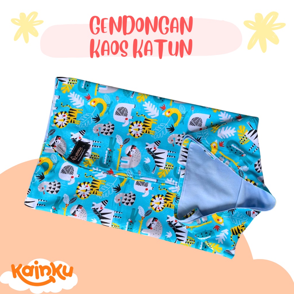 GEOS GENDONGAN KAOS BAYI GRADE A++ MOTIF POLOS &amp; ANAK