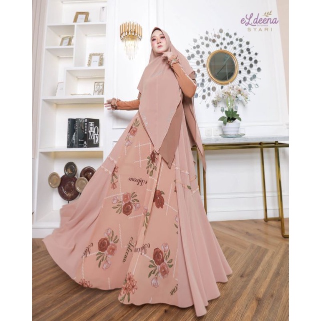 RAYOLA SERIES Gamis set syar'i original by el-deena