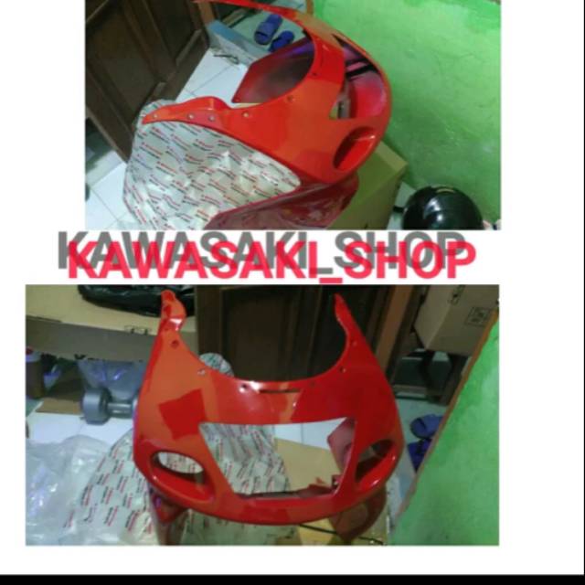 batok lampu ninja rr old rr lama original kawasaki  merah hijau hitam hijau biru