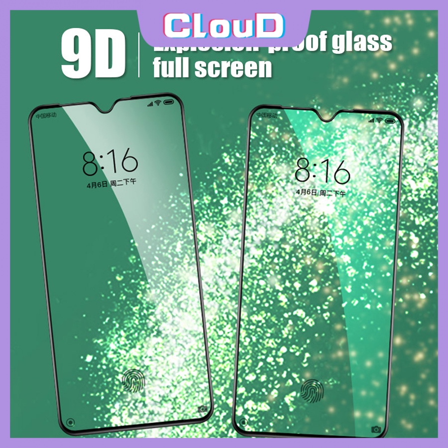 Realme C55 10 9i C21Y 9D Tempered Glass Pelindung Layar Full Cover Realme C30 C33 5 8 pro 9 pro C11 C25Y C12 C15 C20 C21 C17 C25 C25S 7 7i 8pro 6 6s 6i 5i C1 C2 Narzo 20 Loyang Sekat 30A 50A