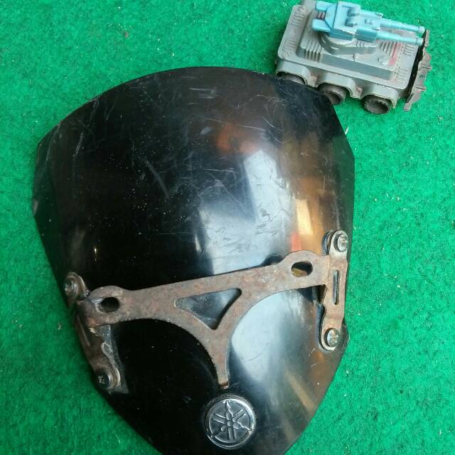 Visor original vixion new dan dudukan plat