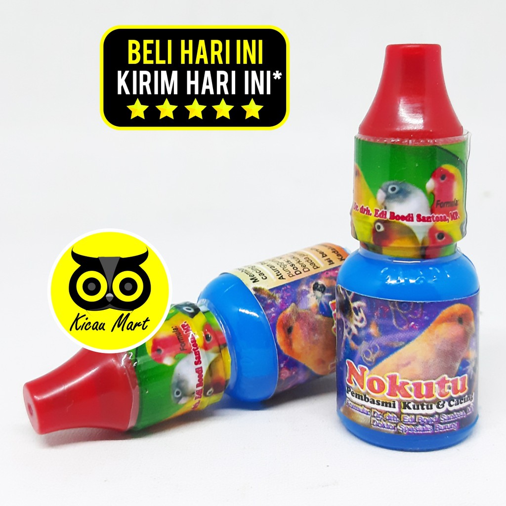 VITAMIN BURUNG NO KUTU DR. EDHI OBAT KUTUAN KAKI BERSISIK LUKA CACINGAN PEMBASMI TUNGAU KUTU VNOKUKS