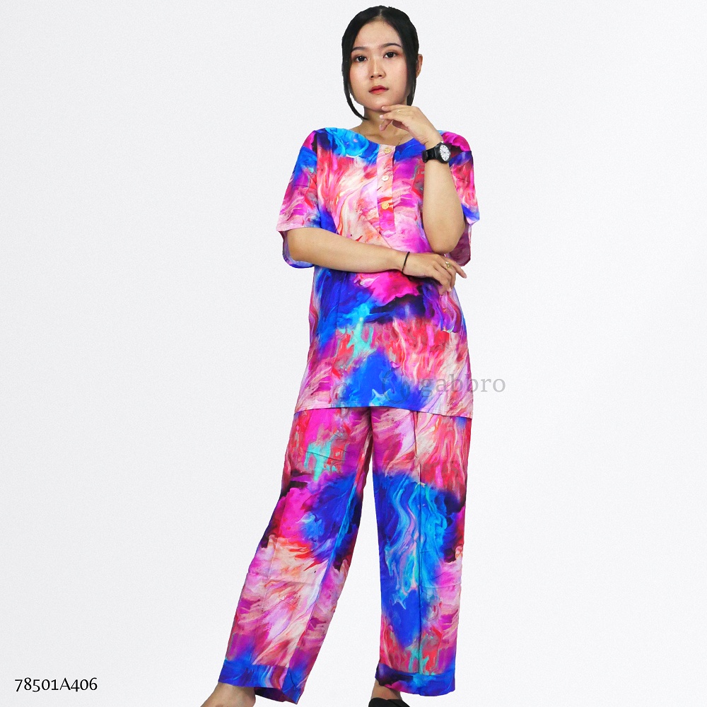 SETELAN BAJU TIDUR KUDA MAS LENGAN CELANA PENDEK