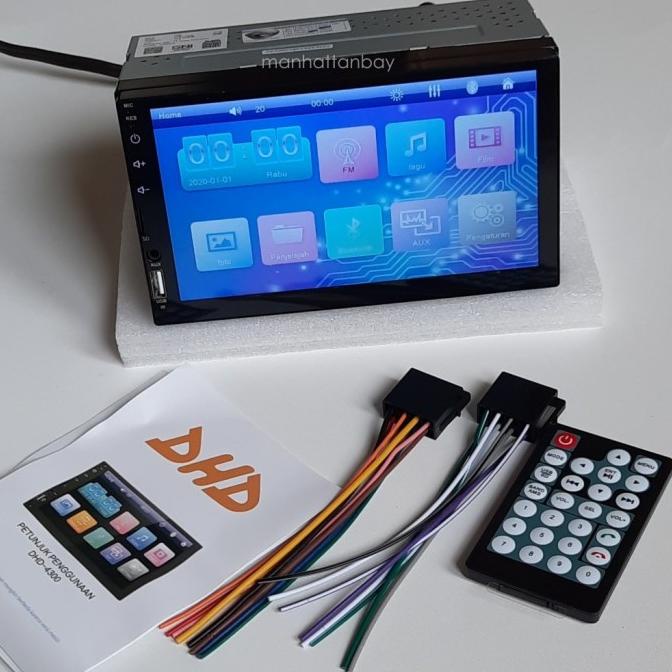 Head Unit Double Din Full Glass Touch Panel 7 Inch Dhd4300