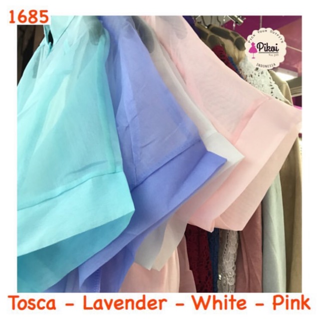 Blouse bangkok ready stock / seragam bridesmaid lucu / blouse tile lucu / blouse korean style /1685